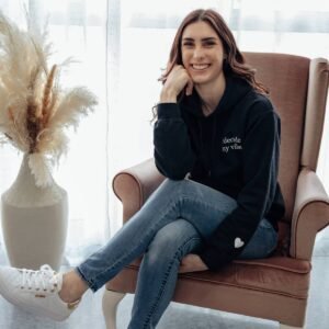 "I Decide My Vibe" Sweater - Black